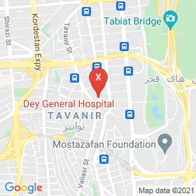 این نقشه، نشانی شنوایی شناسی و سمعک بیمارستان دی متخصص مرکز فوق تخصصی شنوایی سنجی در شهر تهران است. در اینجا آماده پذیرایی، ویزیت، معاینه و ارایه خدمات به شما بیماران گرامی هستند.
