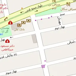 این نقشه، آدرس دکتر امیرحسین پیروی متخصص دندان پزشک در شهر تهران است. در اینجا آماده پذیرایی، ویزیت، معاینه و ارایه خدمات به شما بیماران گرامی هستند.