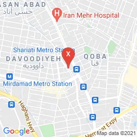 این نقشه، آدرس دکتر فرشته اسفندیاری متخصص مغز و اعصاب (نورولوژی) در شهر تهران است. در اینجا آماده پذیرایی، ویزیت، معاینه و ارایه خدمات به شما بیماران گرامی هستند.
