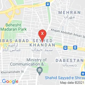 این نقشه، نشانی دکتر حسین داهیفر متخصص کودکان و نوزادان در شهر تهران است. در اینجا آماده پذیرایی، ویزیت، معاینه و ارایه خدمات به شما بیماران گرامی هستند.