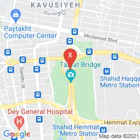 این نقشه، آدرس دکتر شروین سپنج متخصص گوش حلق و بینی در شهر تهران است. در اینجا آماده پذیرایی، ویزیت، معاینه و ارایه خدمات به شما بیماران گرامی هستند.
