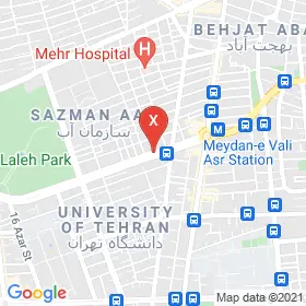 این نقشه، نشانی دکتر مسعود مردانی متخصص بیماریهای عفونی و گرمسیری در شهر تهران است. در اینجا آماده پذیرایی، ویزیت، معاینه و ارایه خدمات به شما بیماران گرامی هستند.