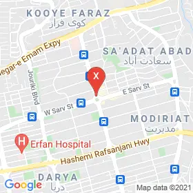 این نقشه، نشانی دکتر حمیدرضا مزارعی متخصص گوش و حلق و بینی؛ جراح گوش و حلق و بینی، جراحی سر و گردن در شهر تهران است. در اینجا آماده پذیرایی، ویزیت، معاینه و ارایه خدمات به شما بیماران گرامی هستند.