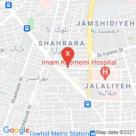 این نقشه، آدرس دکتر مهدی مطیعیان متخصص جراحی کلیه،مجاری ادراری و تناسلی (اورولوژی) در شهر تهران است. در اینجا آماده پذیرایی، ویزیت، معاینه و ارایه خدمات به شما بیماران گرامی هستند.