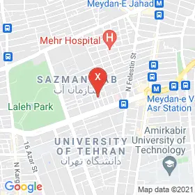 این نقشه، آدرس دکتر سیمین کیوان متخصص پزشک عمومی در شهر تهران است. در اینجا آماده پذیرایی، ویزیت، معاینه و ارایه خدمات به شما بیماران گرامی هستند.