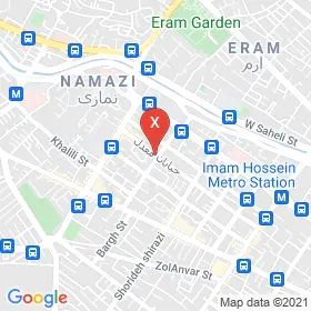 این نقشه، آدرس دکتر محمد جعفر امامی متخصص ارتوپدی در شهر شیراز است. در اینجا آماده پذیرایی، ویزیت، معاینه و ارایه خدمات به شما بیماران گرامی هستند.