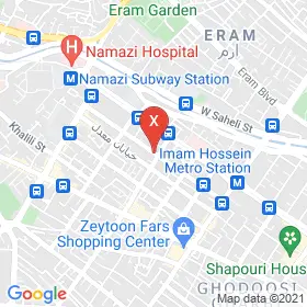 این نقشه، آدرس دکتر منصور جلالی متخصص کودکان و نوزادان در شهر شیراز است. در اینجا آماده پذیرایی، ویزیت، معاینه و ارایه خدمات به شما بیماران گرامی هستند.
