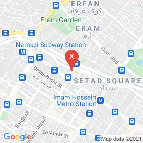 این نقشه، نشانی دکتر مژده خالدی متخصص پوست، مو و زیبایی در شهر شیراز است. در اینجا آماده پذیرایی، ویزیت، معاینه و ارایه خدمات به شما بیماران گرامی هستند.