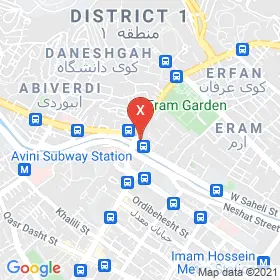 این نقشه، نشانی دکتر علی درخشان متخصص کودکان و نوزادان؛ جراحی کلیه و مجاری ادراری در شهر شیراز است. در اینجا آماده پذیرایی، ویزیت، معاینه و ارایه خدمات به شما بیماران گرامی هستند.