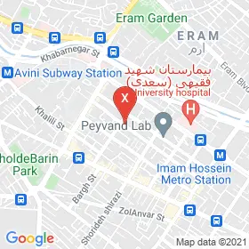 این نقشه، نشانی دکتر محمد رضا رادپی متخصص جراحی عمومی در شهر شیراز است. در اینجا آماده پذیرایی، ویزیت، معاینه و ارایه خدمات به شما بیماران گرامی هستند.