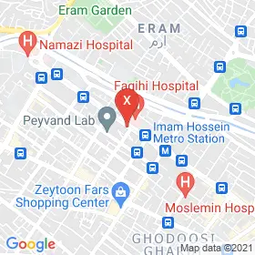 این نقشه، نشانی دکتر رضا رحیمی متخصص چشم پزشکی در شهر شیراز است. در اینجا آماده پذیرایی، ویزیت، معاینه و ارایه خدمات به شما بیماران گرامی هستند.