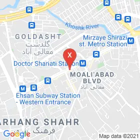 این نقشه، آدرس دکتر لیلا زاهدی کشکولی متخصص داخلی؛ روماتولوژی در شهر شیراز است. در اینجا آماده پذیرایی، ویزیت، معاینه و ارایه خدمات به شما بیماران گرامی هستند.