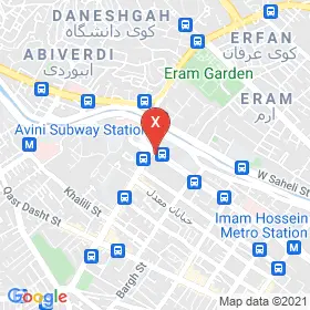 این نقشه، آدرس دکتر شعله طوبایی متخصص اعصاب و روان (روانپزشکی) در شهر شیراز است. در اینجا آماده پذیرایی، ویزیت، معاینه و ارایه خدمات به شما بیماران گرامی هستند.