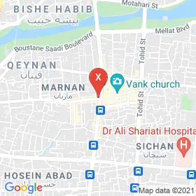 این نقشه، آدرس دکتر آندرانیک میناسکان متخصص زنان، زایمان و نازایی؛ ناباروری در شهر اصفهان است. در اینجا آماده پذیرایی، ویزیت، معاینه و ارایه خدمات به شما بیماران گرامی هستند.