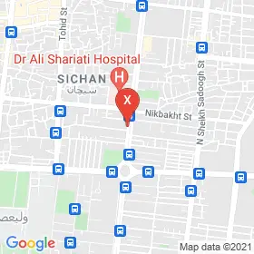 این نقشه، نشانی دکتر مسعود ساعتچی متخصص درمان ریشه دندان در شهر اصفهان است. در اینجا آماده پذیرایی، ویزیت، معاینه و ارایه خدمات به شما بیماران گرامی هستند.