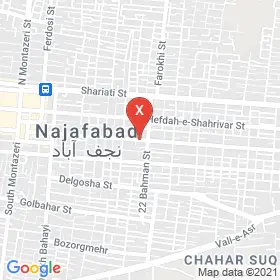 این نقشه، آدرس عینک سان اپتیک متخصص  در شهر نجف‌آباد است. در اینجا آماده پذیرایی، ویزیت، معاینه و ارایه خدمات به شما بیماران گرامی هستند.