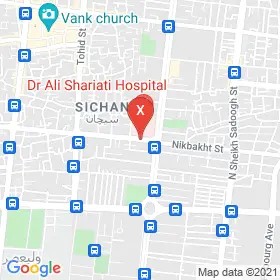 این نقشه، آدرس دکتر الهام فقیه ایمانی متخصص داخلی؛ غدد و متابولیسم در شهر اصفهان است. در اینجا آماده پذیرایی، ویزیت، معاینه و ارایه خدمات به شما بیماران گرامی هستند.