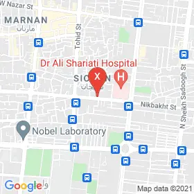این نقشه، آدرس دکتر نغمه فیضی نجفی متخصص دندانپزشکی کودکان در شهر اصفهان است. در اینجا آماده پذیرایی، ویزیت، معاینه و ارایه خدمات به شما بیماران گرامی هستند.