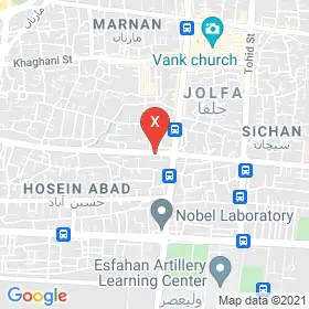 این نقشه، آدرس دکتر غلامعلی حسنی متخصص جراحی مغز و اعصاب، دیسک و ستون فقرات در شهر اصفهان است. در اینجا آماده پذیرایی، ویزیت، معاینه و ارایه خدمات به شما بیماران گرامی هستند.