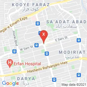 این نقشه، آدرس دکتر سیدرضا هاشمی متخصص قلب و عروق؛ آنژیوپلاستی در شهر تهران است. در اینجا آماده پذیرایی، ویزیت، معاینه و ارایه خدمات به شما بیماران گرامی هستند.