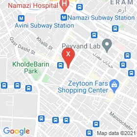 این نقشه، نشانی دکتر دیدار زارعی متخصص قلب و عروق در شهر شیراز است. در اینجا آماده پذیرایی، ویزیت، معاینه و ارایه خدمات به شما بیماران گرامی هستند.