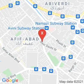 این نقشه، نشانی دکتر فیروزه یگانه متخصص گوش حلق و بینی در شهر شیراز است. در اینجا آماده پذیرایی، ویزیت، معاینه و ارایه خدمات به شما بیماران گرامی هستند.