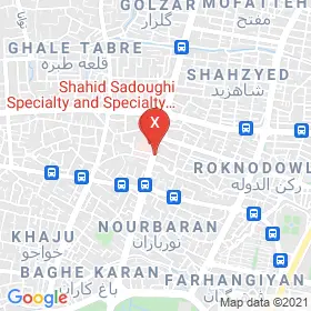 این نقشه، آدرس دکتر اعظم اعرابی متخصص اعصاب و روان (روانپزشکی) در شهر اصفهان است. در اینجا آماده پذیرایی، ویزیت، معاینه و ارایه خدمات به شما بیماران گرامی هستند.
