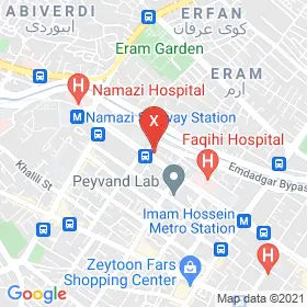این نقشه، نشانی دکتر رستم عطایی متخصص داخلی در شهر شیراز است. در اینجا آماده پذیرایی، ویزیت، معاینه و ارایه خدمات به شما بیماران گرامی هستند.