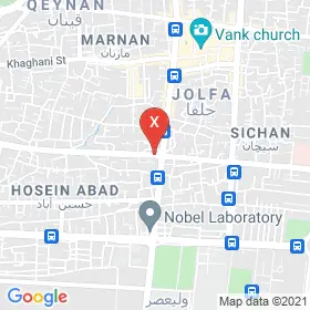 این نقشه، آدرس دکتر حسنی غروی متخصص زنان و زایمان و نازایی در شهر اصفهان است. در اینجا آماده پذیرایی، ویزیت، معاینه و ارایه خدمات به شما بیماران گرامی هستند.