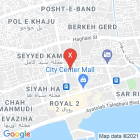 این نقشه، نشانی دکتر سیده فرزانه موسوی متخصص داخلی در شهر بندر عباس است. در اینجا آماده پذیرایی، ویزیت، معاینه و ارایه خدمات به شما بیماران گرامی هستند.