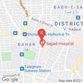 این نقشه، نشانی فاطمه اسدی متخصص فیزیوتراپی در شهر تهران است. در اینجا آماده پذیرایی، ویزیت، معاینه و ارایه خدمات به شما بیماران گرامی هستند.