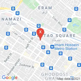 این نقشه، آدرس دکتر محمدرضا گل مکانی متخصص ارتوپدی در شهر شیراز است. در اینجا آماده پذیرایی، ویزیت، معاینه و ارایه خدمات به شما بیماران گرامی هستند.
