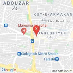 این نقشه، آدرس دکتر نادره شایگان متخصص زنان و زایمان و نازایی در شهر تهران است. در اینجا آماده پذیرایی، ویزیت، معاینه و ارایه خدمات به شما بیماران گرامی هستند.