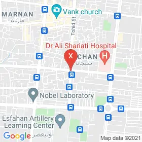 این نقشه، آدرس دکتر مهدی مویدفر متخصص ارتوپدی؛ جراحی زانو و آرتروسکوپی در شهر اصفهان است. در اینجا آماده پذیرایی، ویزیت، معاینه و ارایه خدمات به شما بیماران گرامی هستند.