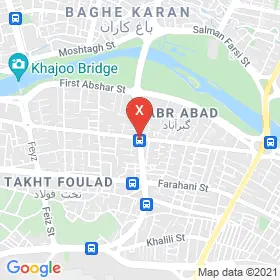 این نقشه، نشانی دکتر آرش حاجیان نیا متخصص داخلی در شهر اصفهان است. در اینجا آماده پذیرایی، ویزیت، معاینه و ارایه خدمات به شما بیماران گرامی هستند.