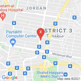 این نقشه، آدرس دکتر ندا حاجیها متخصص زنان و زایمان و نازایی در شهر تهران است. در اینجا آماده پذیرایی، ویزیت، معاینه و ارایه خدمات به شما بیماران گرامی هستند.