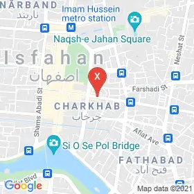 این نقشه، آدرس دکتر جواد بهشتی متخصص بیماریهای عفونی و گرمسیری در شهر اصفهان است. در اینجا آماده پذیرایی، ویزیت، معاینه و ارایه خدمات به شما بیماران گرامی هستند.