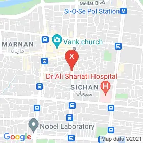 این نقشه، نشانی دکتر شیوا رحمانیان متخصص کودکان و نوزادان؛ آسم، آلرژی در شهر اصفهان است. در اینجا آماده پذیرایی، ویزیت، معاینه و ارایه خدمات به شما بیماران گرامی هستند.