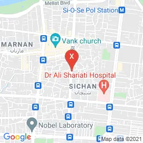 این نقشه، آدرس دکتر احمد میردامادی متخصص قلب و عروق؛ اکوکاردیوگرافی در شهر اصفهان است. در اینجا آماده پذیرایی، ویزیت، معاینه و ارایه خدمات به شما بیماران گرامی هستند.