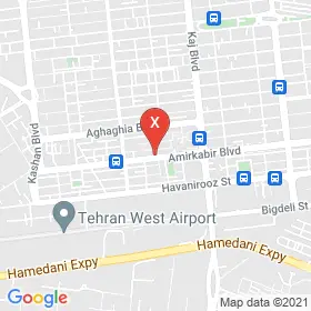 این نقشه، نشانی دکتر اکبر افتخاری متخصص طب اورژانس در شهر تهران است. در اینجا آماده پذیرایی، ویزیت، معاینه و ارایه خدمات به شما بیماران گرامی هستند.