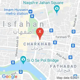 این نقشه، آدرس دکتر فرحناز حریرفروشان متخصص داخلی در شهر اصفهان است. در اینجا آماده پذیرایی، ویزیت، معاینه و ارایه خدمات به شما بیماران گرامی هستند.