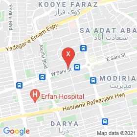 این نقشه، آدرس دکتر محمد نویدی متخصص اعصاب و روان (روانپزشکی) در شهر تهران است. در اینجا آماده پذیرایی، ویزیت، معاینه و ارایه خدمات به شما بیماران گرامی هستند.