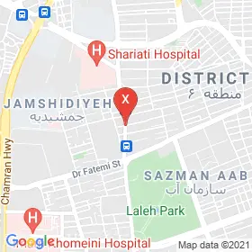 این نقشه، نشانی نسرین مهاجردوست متخصص مامایی در شهر تهران است. در اینجا آماده پذیرایی، ویزیت، معاینه و ارایه خدمات به شما بیماران گرامی هستند.