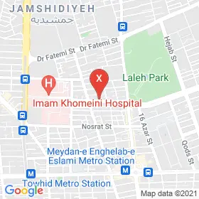 این نقشه، نشانی دکتر حسن جمشیدیان متخصص جراحی کلیه،مجاری ادراری و تناسلی (اورولوژی) در شهر تهران است. در اینجا آماده پذیرایی، ویزیت، معاینه و ارایه خدمات به شما بیماران گرامی هستند.