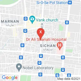 این نقشه، آدرس دکتر مجید مهر محمدی متخصص پزشک عمومی در شهر اصفهان است. در اینجا آماده پذیرایی، ویزیت، معاینه و ارایه خدمات به شما بیماران گرامی هستند.
