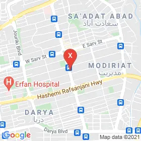 این نقشه، آدرس دکتر سید عبدالله نوربخش متخصص گوش حلق و بینی در شهر تهران است. در اینجا آماده پذیرایی، ویزیت، معاینه و ارایه خدمات به شما بیماران گرامی هستند.