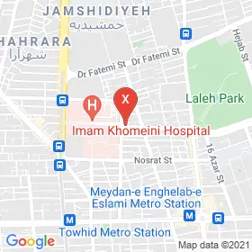 این نقشه، آدرس دکتر سید محمود اسحق حسینی متخصص داخلی؛ گوارش و کبد در شهر تهران است. در اینجا آماده پذیرایی، ویزیت، معاینه و ارایه خدمات به شما بیماران گرامی هستند.