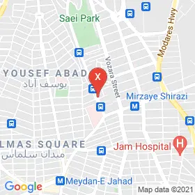 این نقشه، نشانی دکتر سید مجید جلالی متخصص گوش حلق و بینی در شهر تهران است. در اینجا آماده پذیرایی، ویزیت، معاینه و ارایه خدمات به شما بیماران گرامی هستند.