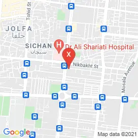 این نقشه، نشانی دکتر فاطمه فاموری متخصص کودکان و نوزادان؛ گوارش و کبد کودکان در شهر اصفهان است. در اینجا آماده پذیرایی، ویزیت، معاینه و ارایه خدمات به شما بیماران گرامی هستند.