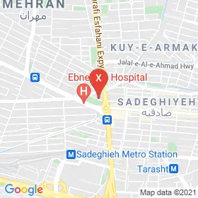 این نقشه، آدرس دکتر سید رضا ثاقبی متخصص جراحی عمومی؛ جراحی قفسه سینه در شهر تهران است. در اینجا آماده پذیرایی، ویزیت، معاینه و ارایه خدمات به شما بیماران گرامی هستند.